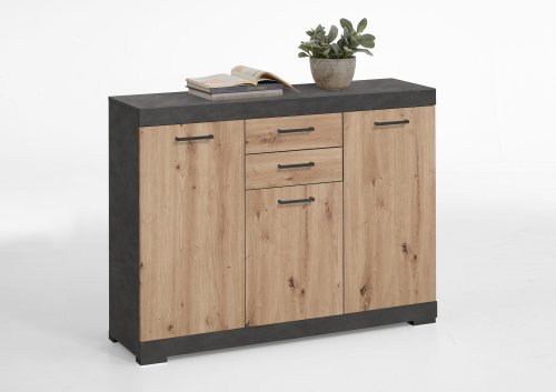 Kommode BRISTOL 3, Matera/Artisan Eiche