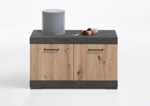 Garderobenbank BRISTOL 300, Matera/Artisan-Oak