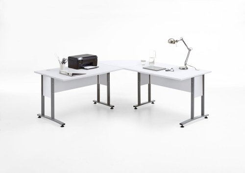 Winkelkombination CALVIA 103,  120 / 120 cm, Brillant Weiß
