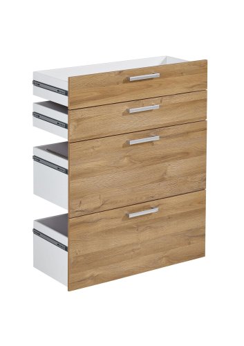 Auszug-/Schubkasten-Set CALVIA 14, Alteiche Nachbildung
