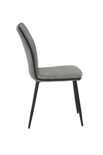 Stuhl CAROLINE S - Vintage grau