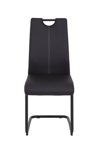 Schwingstuhl CORINNA - Schwarz - Gestell schwarz