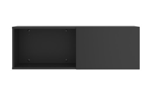 Wandgarderobe DARK 8 - schwarz