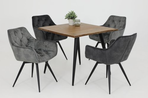 Preview: Sessel FLORENTINA S  - Vintage Anthrazit