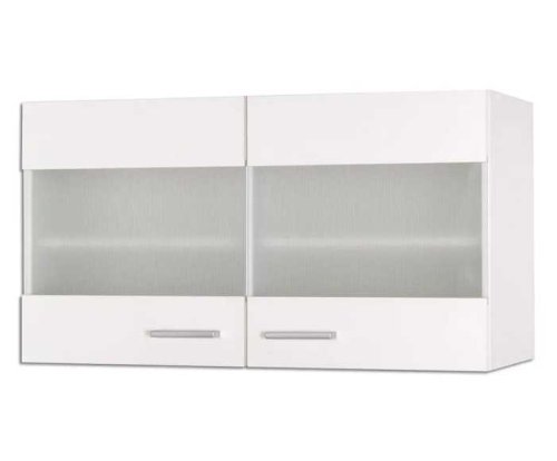 Glas-Hänger GIRONA 100x53cm - Weiß-Weiß