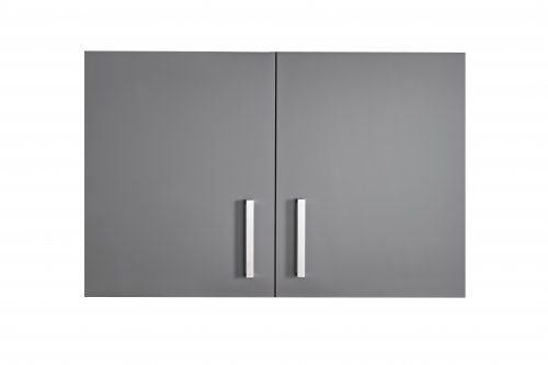 Hängeschrank DARIA/DAVOS 100x64cm - Artisan Eiche Nachbildung/Lacklaminat Schiefer