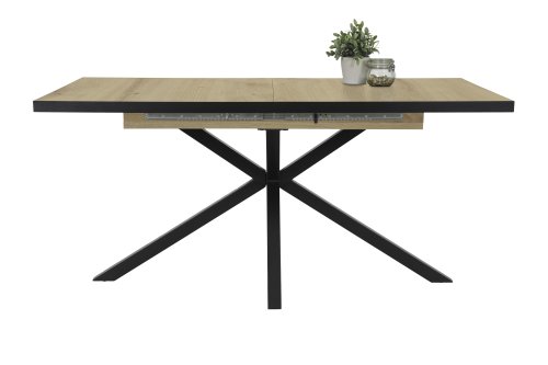 Preview: Esstisch MALOU I T - Artisan Eiche/Schwarz