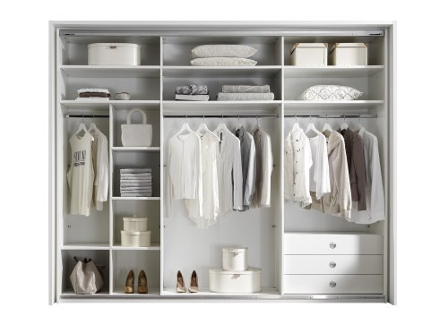 Schrankinneneinteilung für Schwebetürenschrank Snow