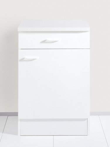 Anrichte TOP 60x60cm, Weiß / Weiß