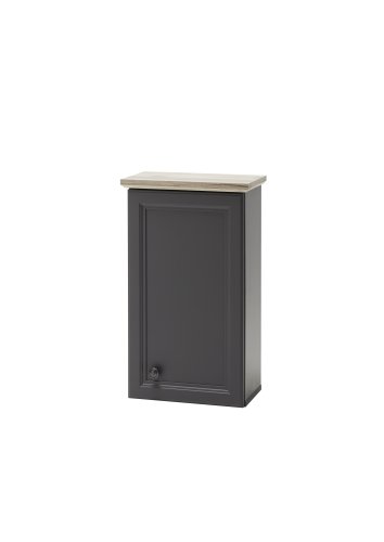 Bad-Hängeschrank TOSKANA, Grau/Timber Wood Nachbildung