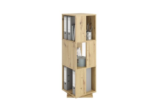 Drehregal Tower, Artisan Oak