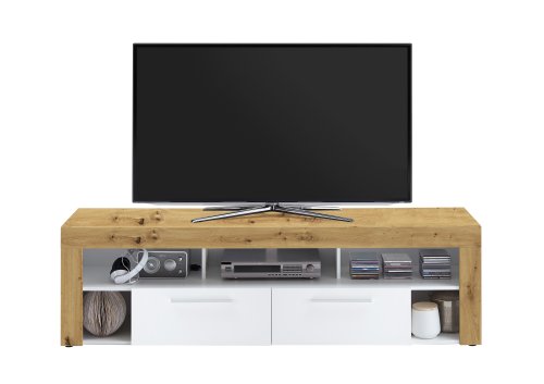 HIFI/TV Board VIBIO 2, Artisan Oak / Weiß