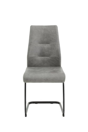 Schwingstuhl JENNIFER - Vintage grau - Gestell Metall Schwarz