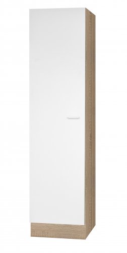 Seitenschrank SONEA 50x200x60cm, Sonoma Eiche Dekor / Weiß