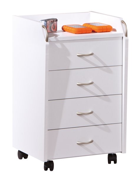 Rollcontainer PRONTI - Weiß