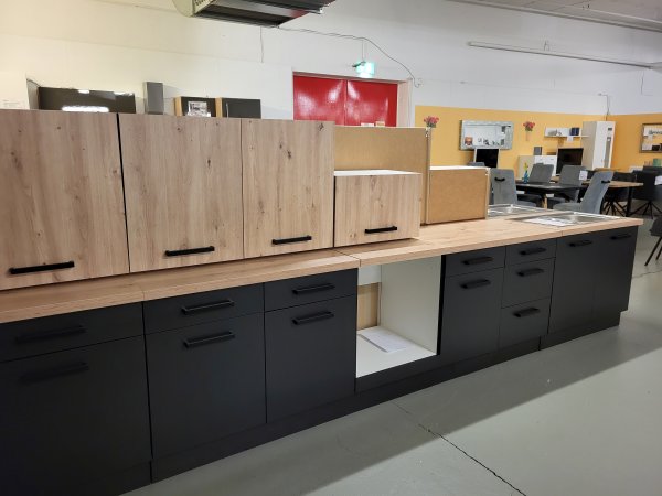 Hängeschrank LAVIA 100x64cm - Lava/Artisan Eiche Nachbildung