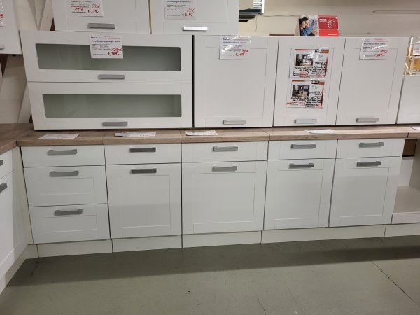 Topfschrank MATRIX 50x60cm, Weiß / Weiß Kassette