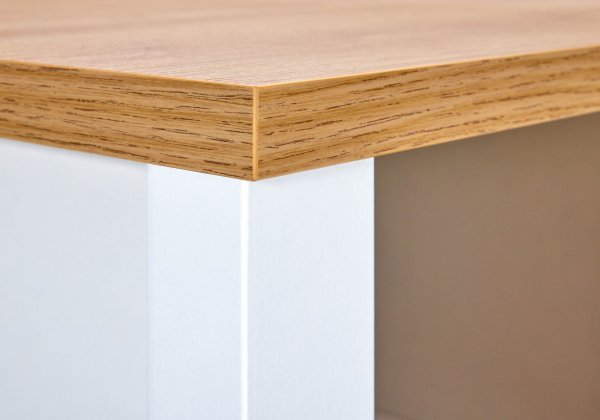 Standregal SICILIA 60x167cm, Weiß / Artisan Eiche Nb.