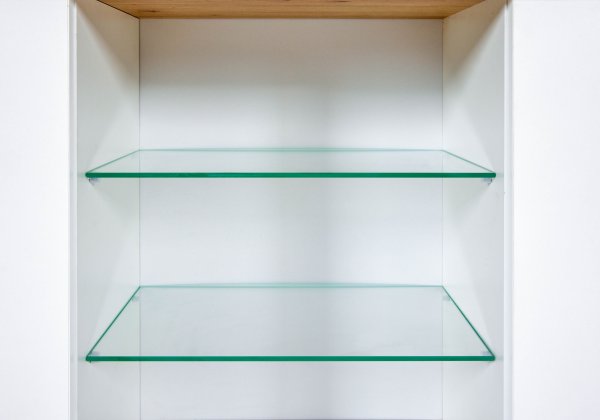Hängeschrank SICILIA 130x57cm, Weiß / Artisan Eiche Nb.