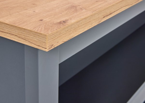 Kücheninsel PIAZZA NERO 1T3S - Artisan Eiche Nb. / Anthrazit