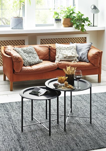 Couchtisch 2er Set - schwarz