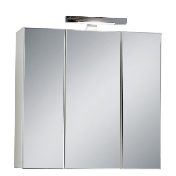 Spiegelschrank ZAMORA 3, Weiss m. Beleuchtung