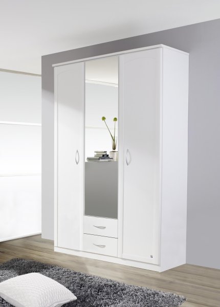 Kleiderschrank TORRENT, 3-trg., 1 Spiegel, 2 Schubkästen
