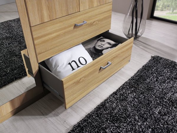 Drehtürenschrank Wildberg 6-trg. - Eiche Sonoma Nb - 271cm