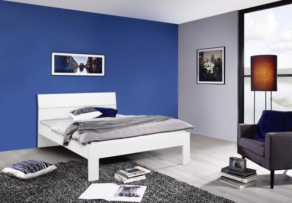 Bett FLEXX 140x200cm - Alpinweiß