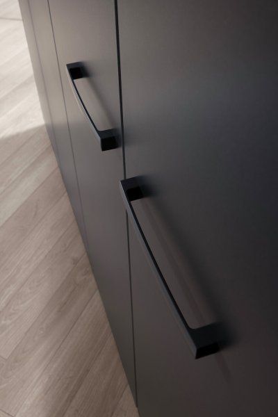 Drehtürenschrank MODI 4-trg. - grau-metallic - 226cm