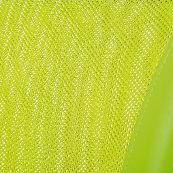 Drehstuhl BONNIE - Metall verchromt, Mesh grün