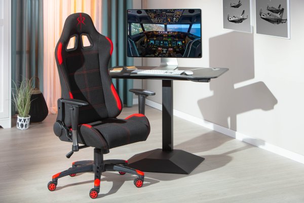 Drehstuhl GAMING RED - schwarz/rot