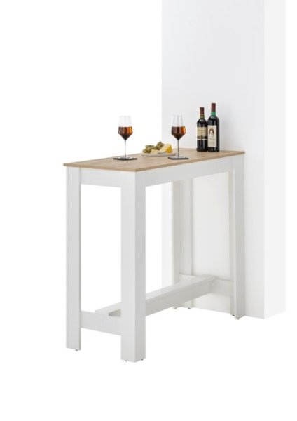 Bartisch MODESTO - Artisan Eiche/Weiß Nb.