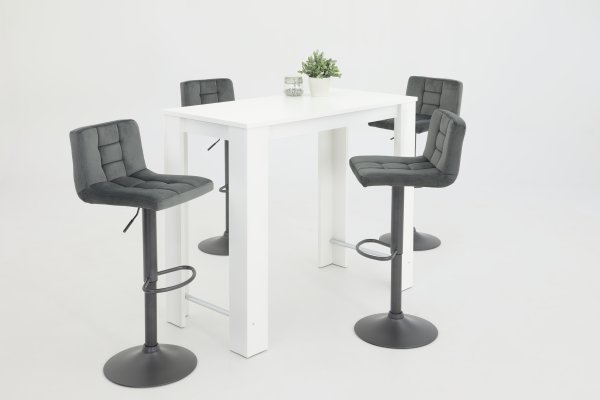 Barhocker AMANDA II H - grau