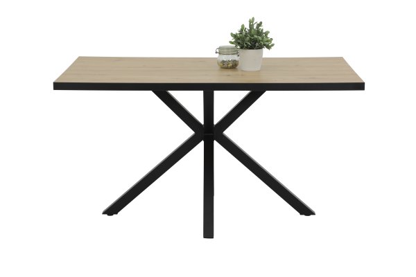 Esstisch CLEO I T - Artisan Eiche/Schwarz