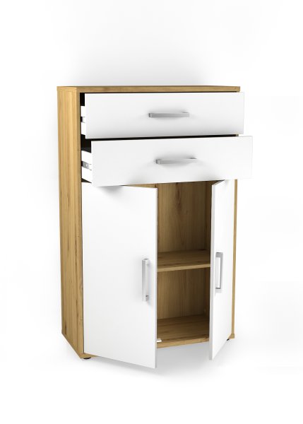 Aktenschrank - Artisan Eiche - schwarz matt - abschließbar | Online bei kaufen Aktenschrank - Artisan Eiche - schwarz matt - abschließbar | Online bei kaufen