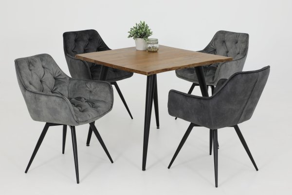 Sessel FLORENTINA S  - Vintage Anthrazit