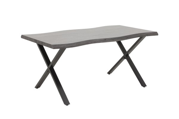 Esstisch GRETA T  200 x 100 cm - Grau mit Baumkante