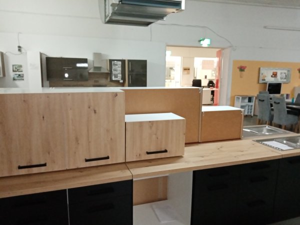 Wrasen-Hängeschrank LAVIA 60 cm, Lava / Artisan Eiche Nachbildung