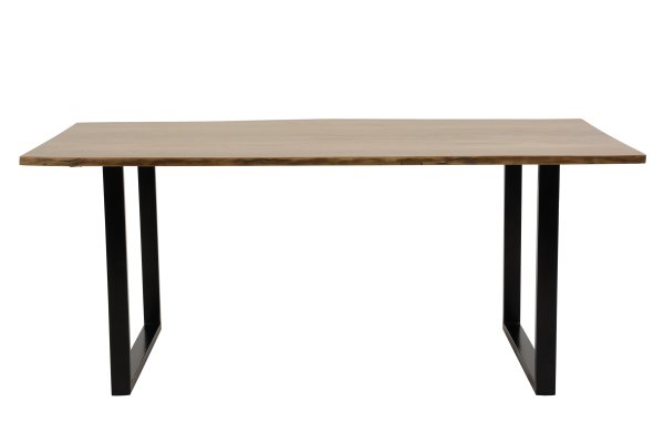 Esstisch JENNY II T 160x90cm - Akazie massiv - Gestell schwarz