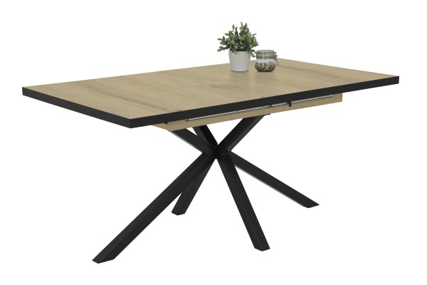Esstisch MALOU I T - Artisan Eiche/Schwarz