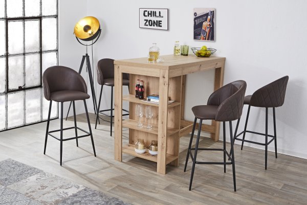 Bartheke JOHANNA 2 - Artisan Eiche Nachbildung