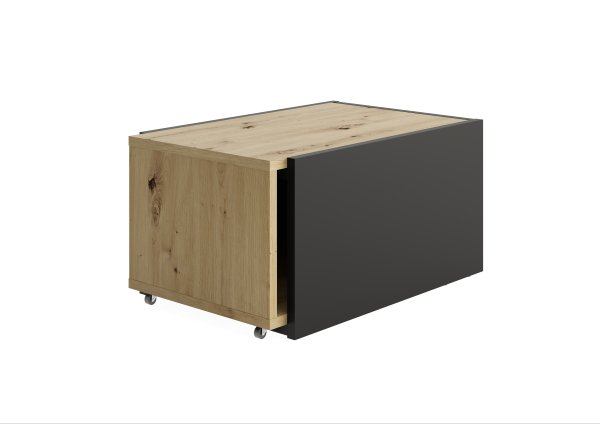 Couchtisch SLIDE 1, Artisan Eiche/Schwarz