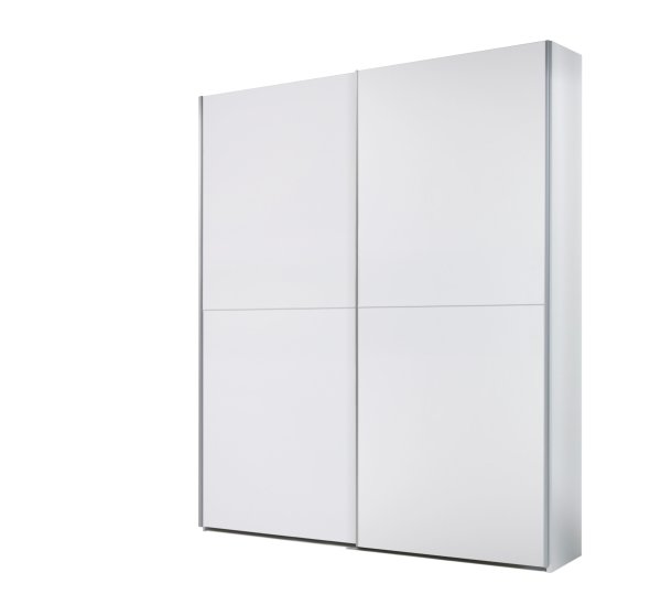 Schwebetürenschrank TIME 2-trg - Weiß - 170cm