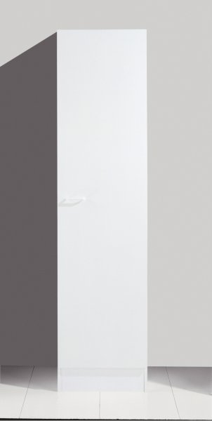 Seitenschrank TOP 50x200x60cm, Weiß / Weiß