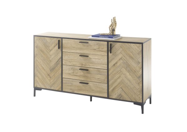 Kommode 3 VOLEO MADRID, Bartex Eiche