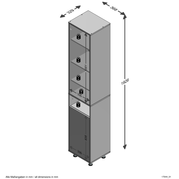 Bad-Hochschrank ZAMORA 1, Weiss