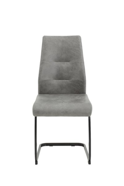 Schwingstuhl JENNIFER - Vintage grau - Gestell Metall Schwarz
