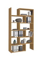 Eckverbindungs-Regal CALVIA 9, Alteiche Nachbildung