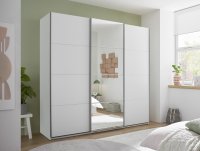 Schwebetürenschrank CARANO 3 Türen - Weiß - 215cm